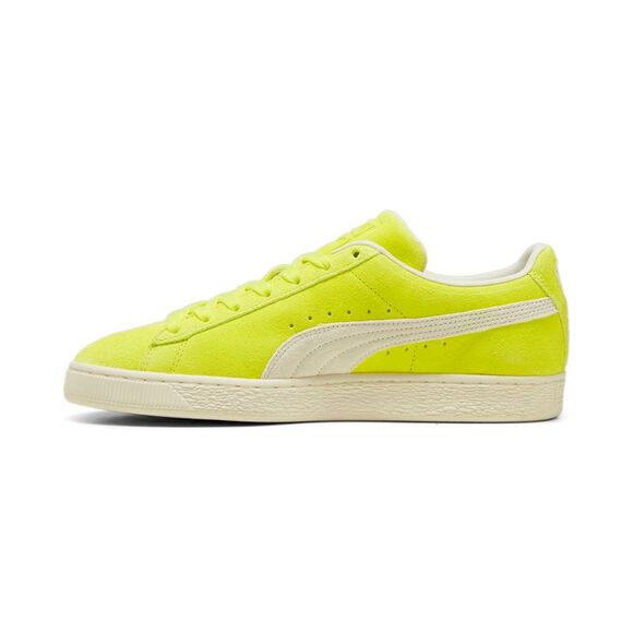 Puma Mens Suede Neon Yellow Shoes (NWT) - Picture 2 of 5